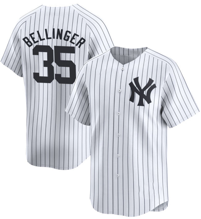 New York Yankees #35 Cody Bellinger White JEROMEN 2024 Home Limited With Name Stitched Jersey
