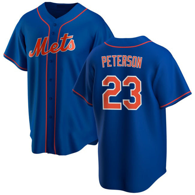 New York Mets #23 David Peterson Royal JEROMEN Cool Base Stitched Jersey