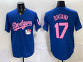 Los Angeles Dodgers #17 Shohei Ohtani Royal JEROMEN 2025 Hello Kitty Vapor Limited Stitched Jersey