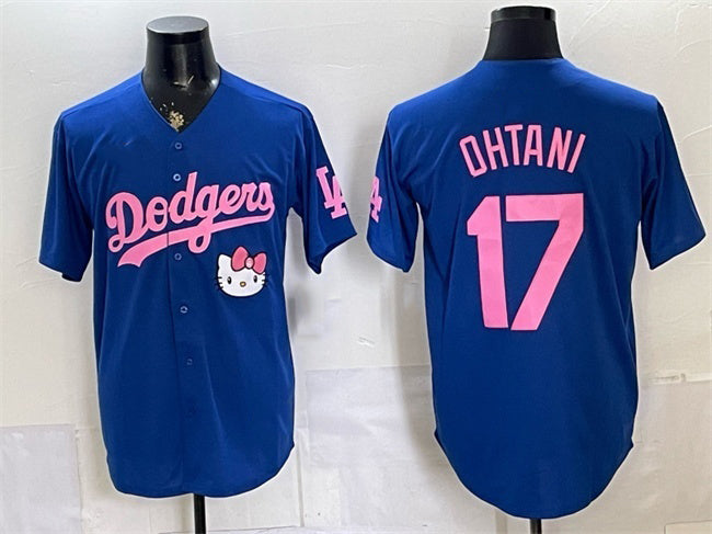 Los Angeles Dodgers #17 Shohei Ohtani Royal JEROMEN 2025 Hello Kitty Vapor Limited Stitched Jersey