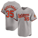 Baltimore Orioles #35 Adley Rutschman Gray JEROMEN Road Limited Player Jersey