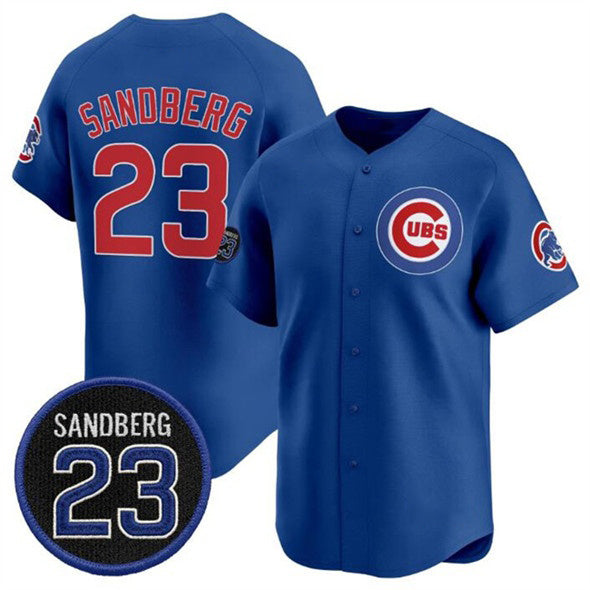 Chicago Cubs #23 Ryne Sandberg Royal JEROMEN 'Ryne Sandberg Tribute' Vapor Limited V2 Stitched Jersey