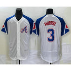 Atlanta Braves #3 Dale Murphy White JEROMEN 2023 City Connect Flex Base Stitched Jersey