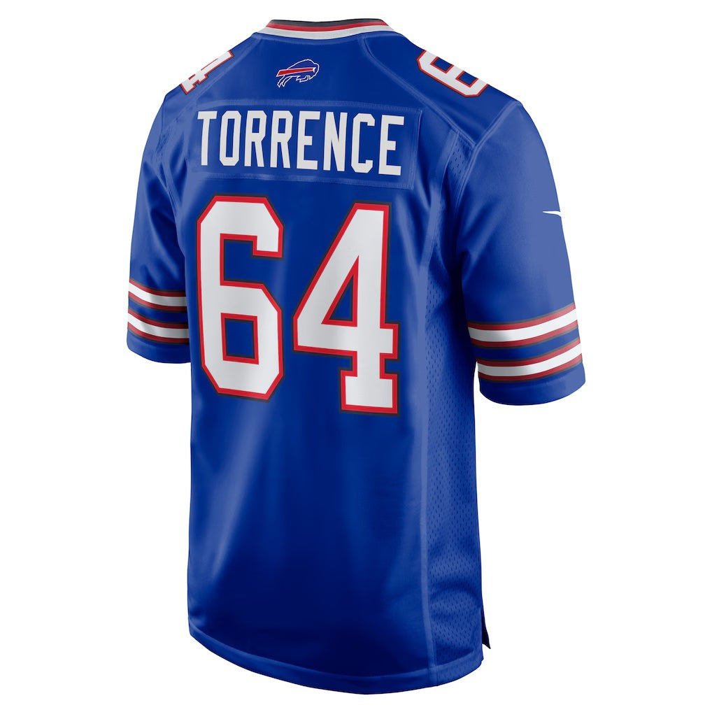 B.Bills #64 O'Cyrus Torrence Royal JEROMEN Home Game Jersey