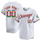 Custom Chicago White Sox Mexico Vapor Premier Limited Jersey V3- White 2 JEROMEN