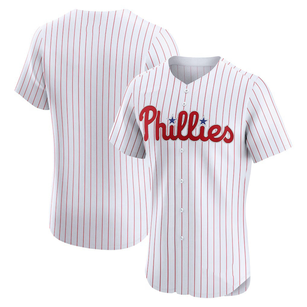 Philadelphia Phillies White JEROMEN Home Elite Jersey