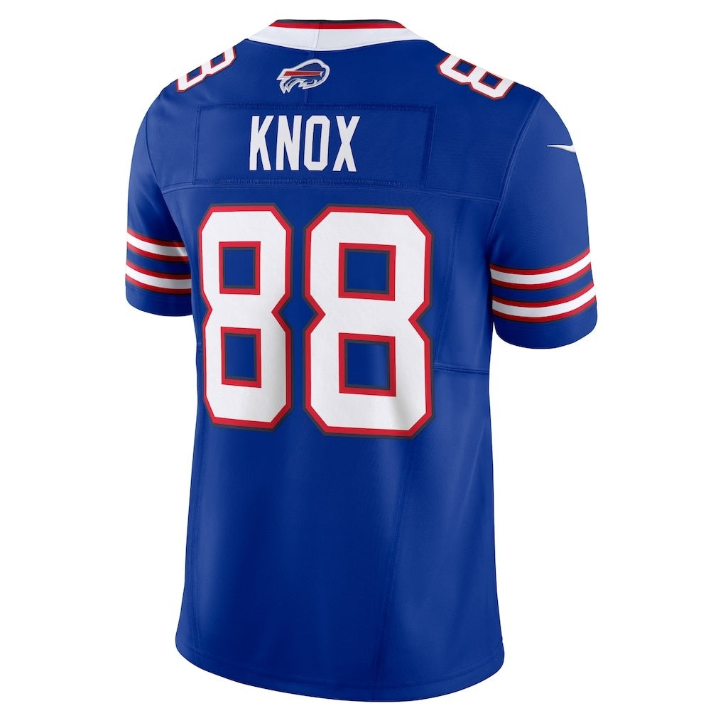 B.Bills #88 Dawson Knox Royal JEROMEN Vapor F.U.S.E. Limited Jersey