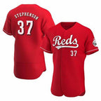 Cincinnati Reds #37 Tyler Stephenson Red JEROMEN Stitched Flex Base Jersey