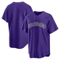 Colorado Rockies Purple JEROMEN Alternate Replica Team Jersey