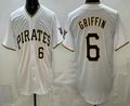 Pittsburgh Pirates #6 Konnor Griffin White JEROMEN Limited Jersey