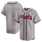 Atlanta Braves Gray JEROMEN Road Limited Jersey