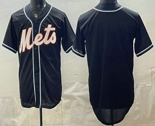 New York Mets Blank 2026 Black JEROMEN Fashion Cool Base Jersey
