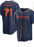 Houston Astros #71 Josh Hader 2022 Navy Blue JEROMEN City Connect Cool Base Stitched Jersey