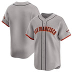 San Francisco Giants Blank Gray JEROMEN Away Limited Stitched Jersey