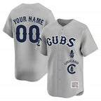 Custom Chicago Cubs Special Vapor Premier Limited Jersey ¨C Gray JEROMEN