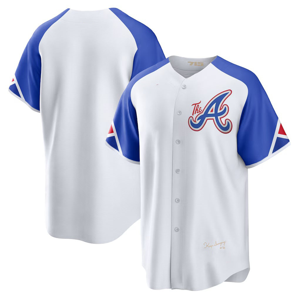 Atlanta Braves White JEROMEN 2023 City Connect Replica Jersey