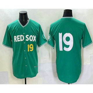 Boston Red Sox #19 Roman Anthony Green JEROMEN 2025 City Connect Limited Jersey