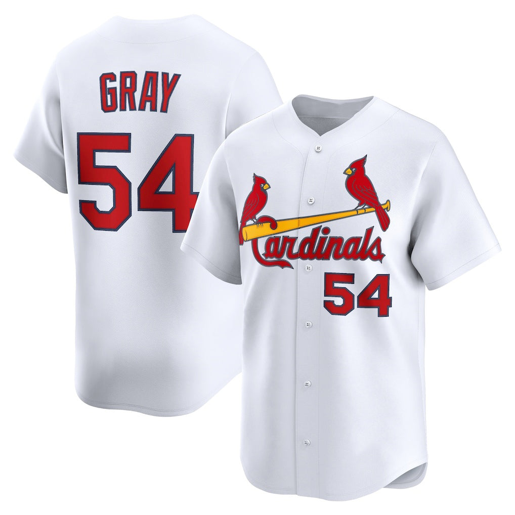 St. Louis Cardinals #54 Sonny Gray White JEROMEN Home Limited Player Jersey