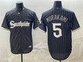 Chicago White Sox #5 Munetaka Murakami Black JEROMEN 2021 City Connect Cool Base Stitched Jersey