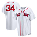 Boston Red Sox #34 David Ortiz White JEROMEN Home Replica Jersey