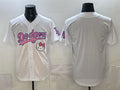 Los Angeles Dodgers Blank White JEROMEN Hello Kitty Night Stitched Jersey