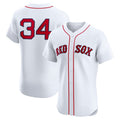 Boston Red Sox #34 David Ortiz White JEROMEN Home Elite Jersey