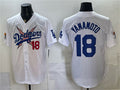 Los Angeles Dodgers x One Piece #18 Yoshinobu Yamamoto White JEROMEN Vapor Premier Limited Stitched Jersey