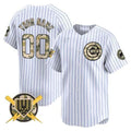 Custom Chicago Cubs Armed Forces Day Vapor Premier Limited Jersey ¨C White JEROMEN