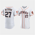 Houston Astros #27 Jose Altuve White JEROMEN 60th Anniversary Flex Base Stitched Jersey