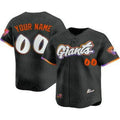 Custom San Francisco Giants Black JEROMEN 2025 City Connect Limited Jersey