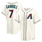 Arizona Diamondbacks #7 Corbin Carroll Cream JEROMEN Home Replica Jersey