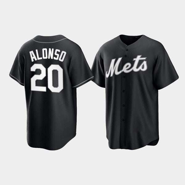 New York Mets #20 Pete Alonso Black JEROMEN Cool Base Stitched Jersey