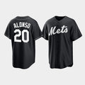 New York Mets #20 Pete Alonso Black JEROMEN Cool Base Stitched Jersey