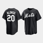 New York Mets #20 Pete Alonso Black JEROMEN Cool Base Stitched Jersey