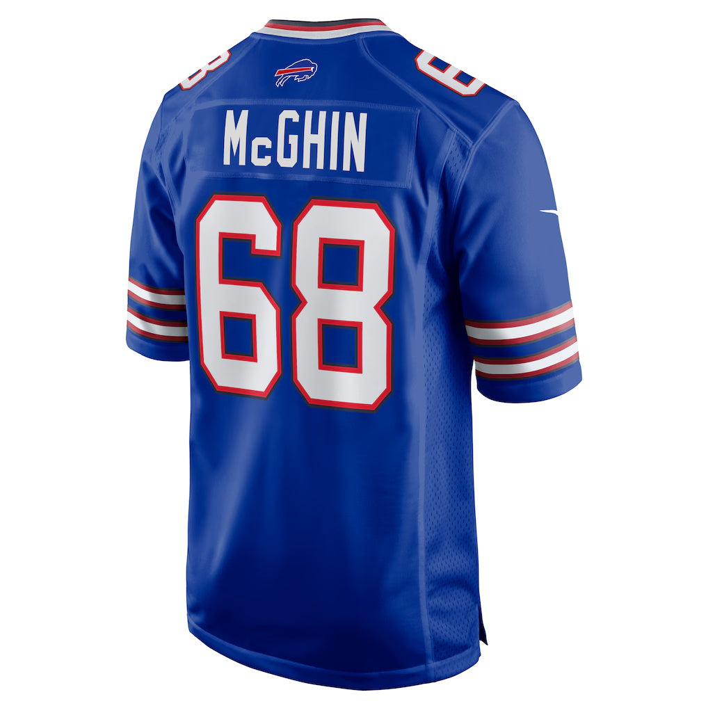 B.Bills #68 Garrett McGhin Royal JEROMEN Team Game Jersey