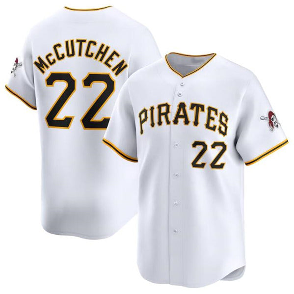 Pittsburgh Pirates #22 Andrew McCutchen White JEROMEN Home Limited Stitched Jersey