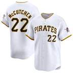 Pittsburgh Pirates #22 Andrew McCutchen White JEROMEN Home Limited Stitched Jersey
