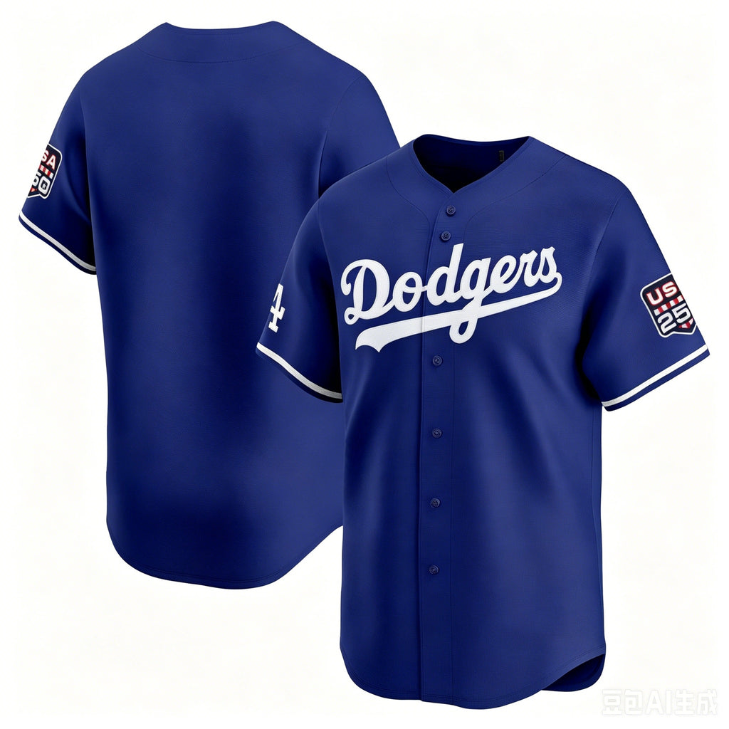 Los Angeles Dodgers Royal JEROMEN USA 250 Limited Stitched Jersey