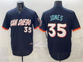 San Diego Padres #35 Randy Jones Obsidian JEROMEN 2026 City Connect Stadium Stitched Jersey