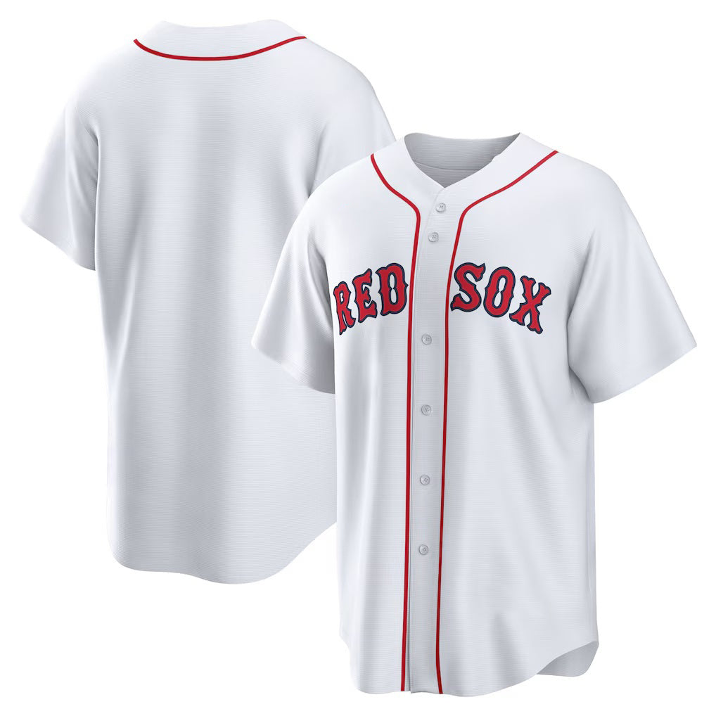 Boston Red Sox White JEROMEN Home Blank Replica Jersey