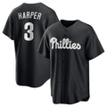 Philadelphia Phillies #3 Bryce Harper Black JEROMEN Lights Out Limited Stitched Jersey