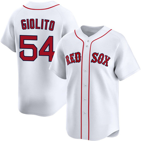 Boston Red Sox #54 Lucas Giolito White JEROMEN 2024 Home Limited Stitched Jersey