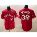 Toronto Blue Jays #39 Trey Yesavage Red JEROMEN 2025 World Series Cool Base Stitched Jersey