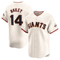 San Francisco Giants #14 Patrick Bailey Cream JEROMEN 2024 Home Limited Stitched Jersey