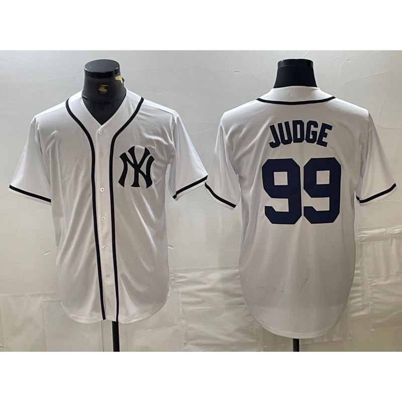 New York Yankees #99 Aaron Judge White JEROMEN Fashion Cool Base Jersey