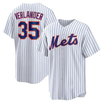New York Mets #35 Justin Verlander White JEROMEN Stitched Cool Base Jersey