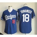 Los Angeles Dodgers #18 Yoshinobu Yamamoto Royal JEROMEN Limited Stitched Jersey
