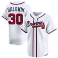 Atlanta Braves #30 Drake Baldwin White JEROMEN 2025 Home Limited Stitched Jersey
