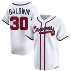 Atlanta Braves #30 Drake Baldwin White JEROMEN 2025 Home Limited Stitched Jersey