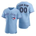 Custom Toronto Blue Jays Light Blue JEROMEN Stitched Flex Base Jersey